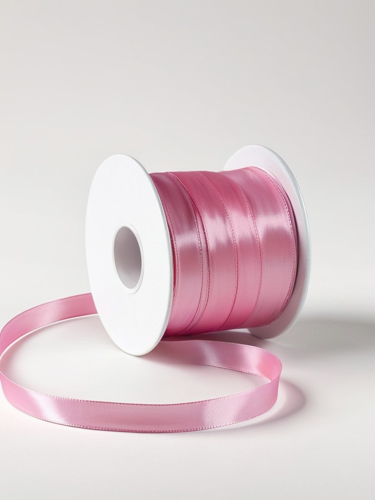 Катушка подарочной ленты для карточки товара: главный кадр на белом